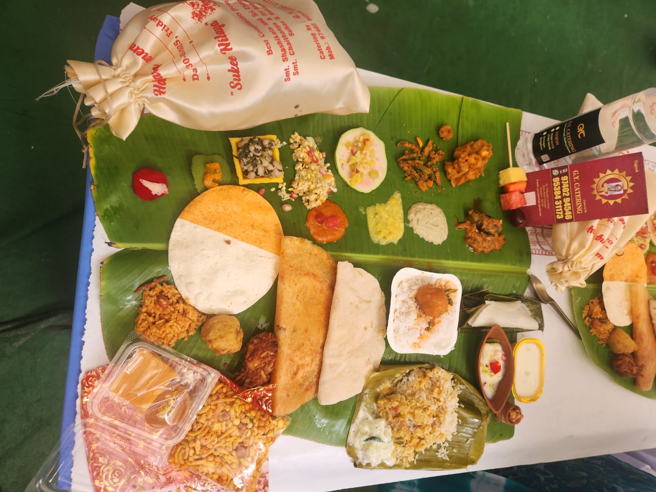 Traditional South Indian Banquet